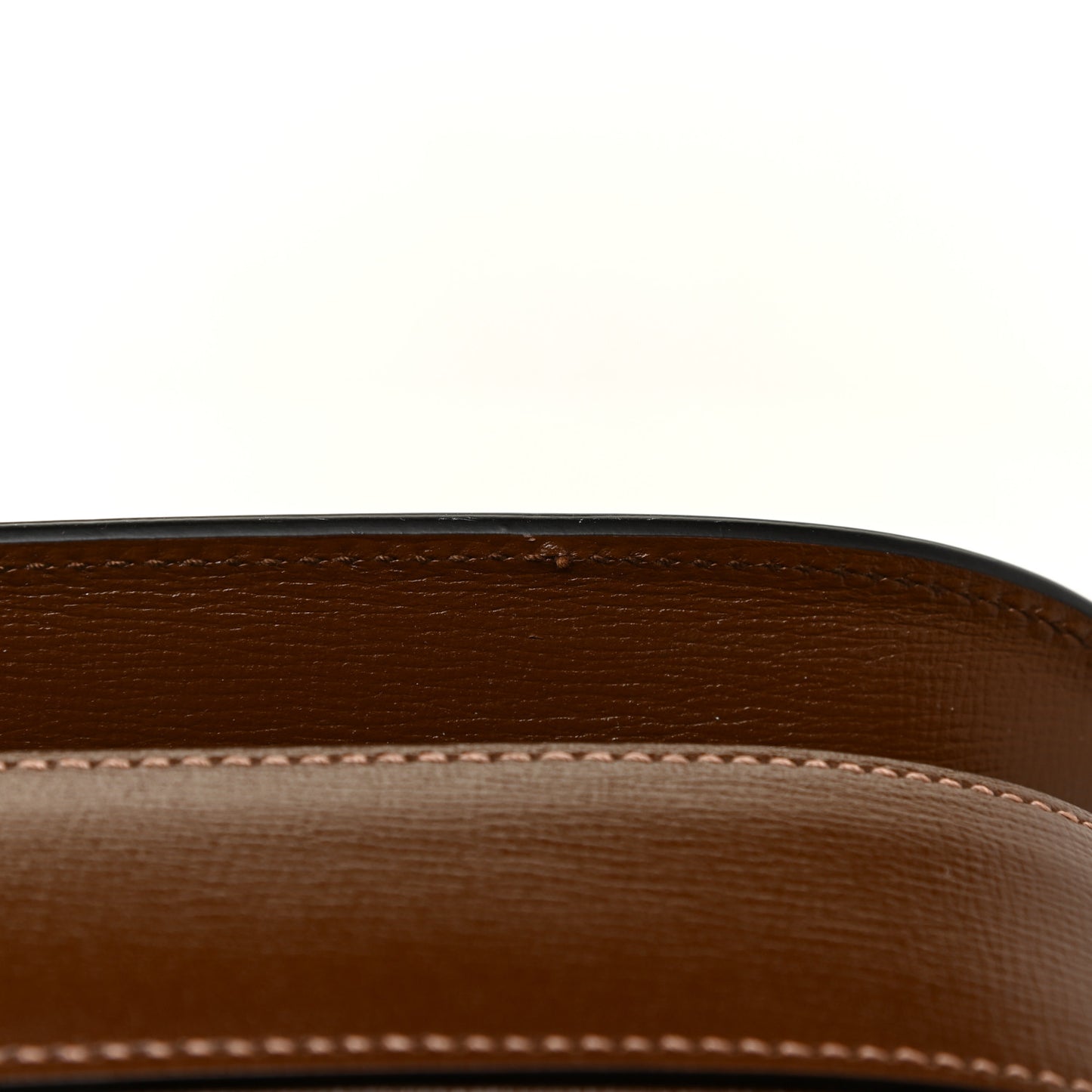 Azalea Calfskin Horsebit 1955 Shoulder Bag Brown Sugar