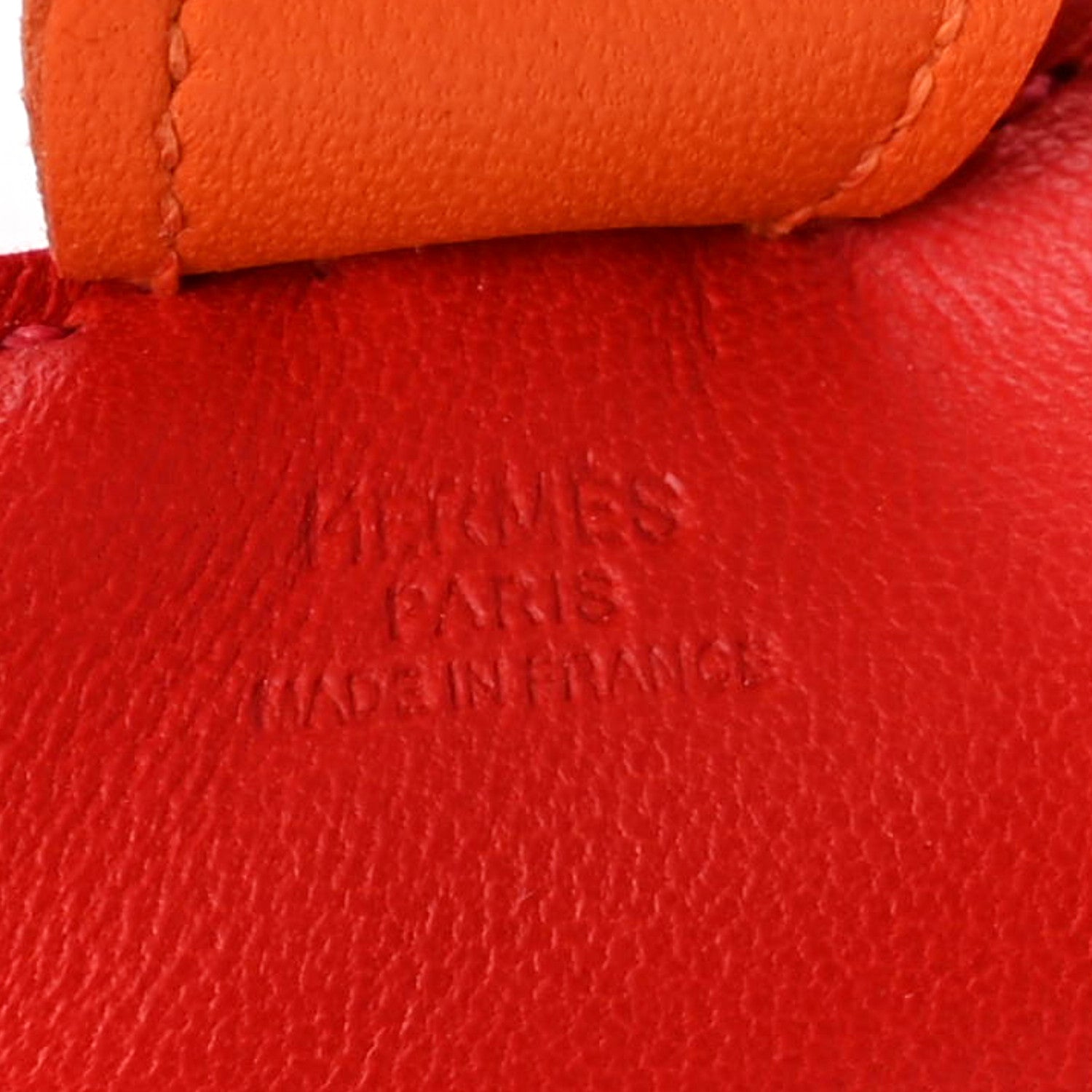 Hermes Milo Lambskin Grigri Rodeo Horse Bag Charm PM Rouge Rose Indien Jaipur Feu 3 of 3