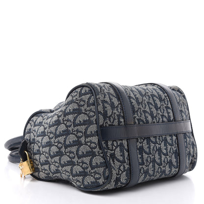 Christian Dior Monogram Boston Navy Blue 4 of 15