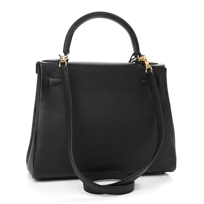 Hermes Togo Kelly Retourne 28 Black 2 of 11
