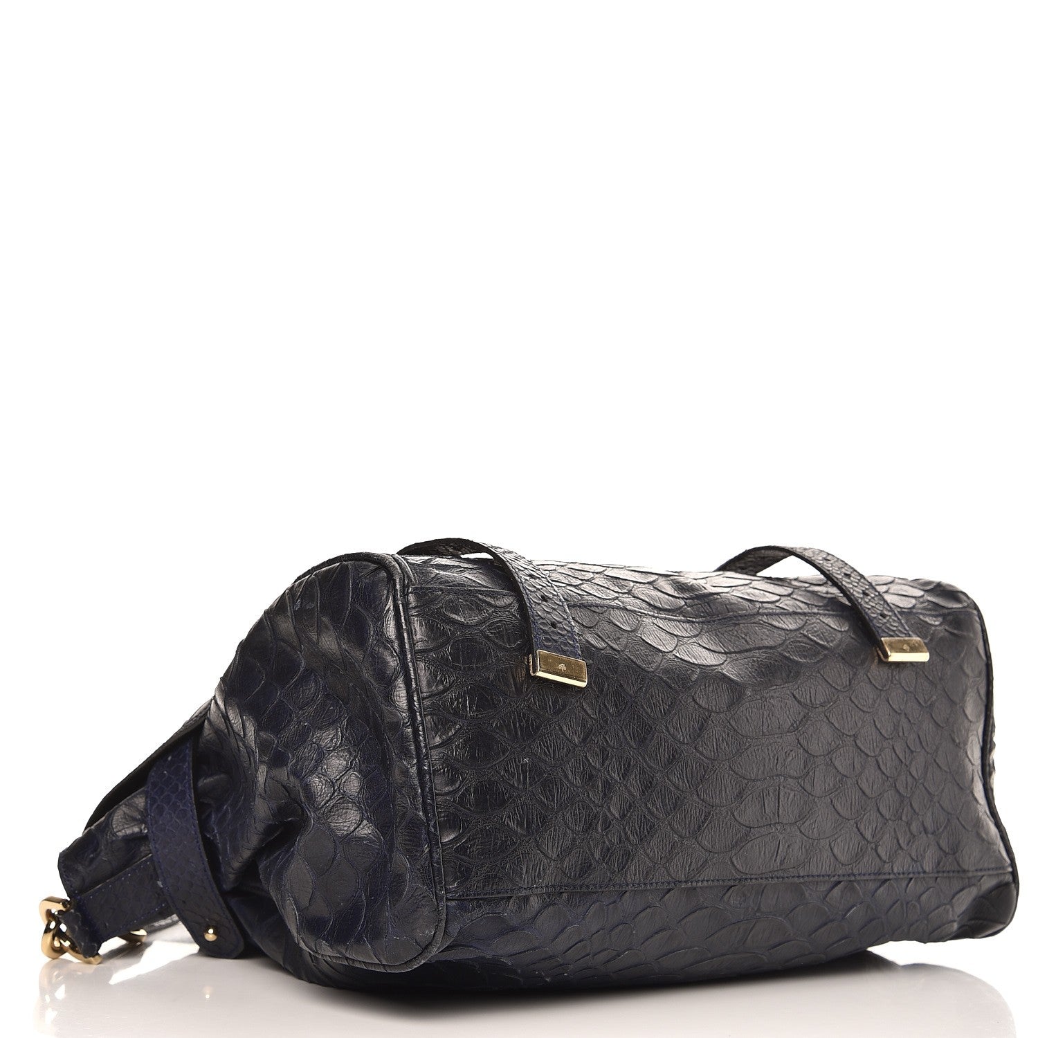 Mulberry Silky Snake Print Oversized Alexa Nightshade Blue 4 of 14