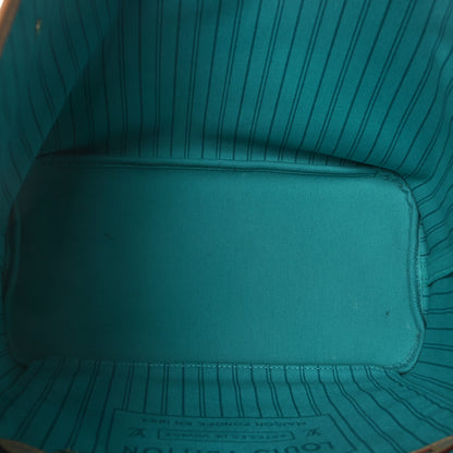 Louis Vuitton Monogram V Neverfull MM Turquoise 6 of 10