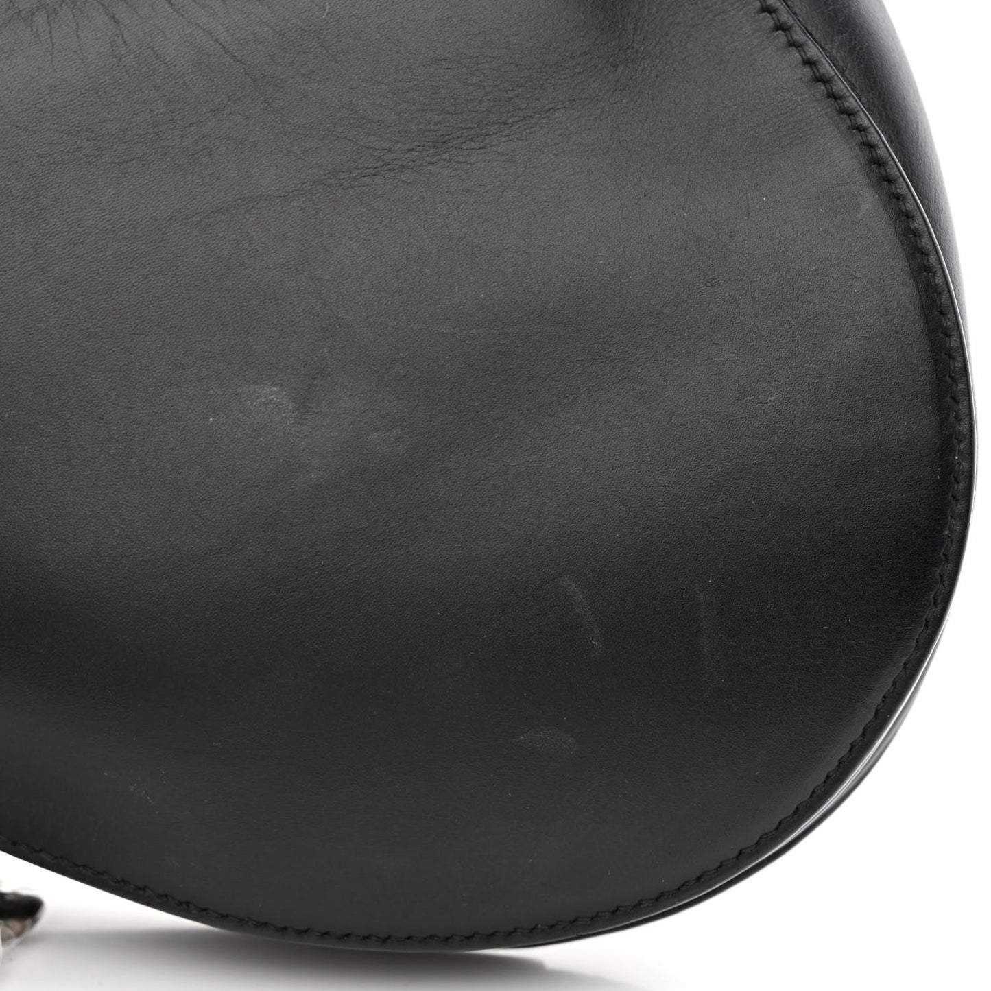 Calfskin Saddle Bag Black