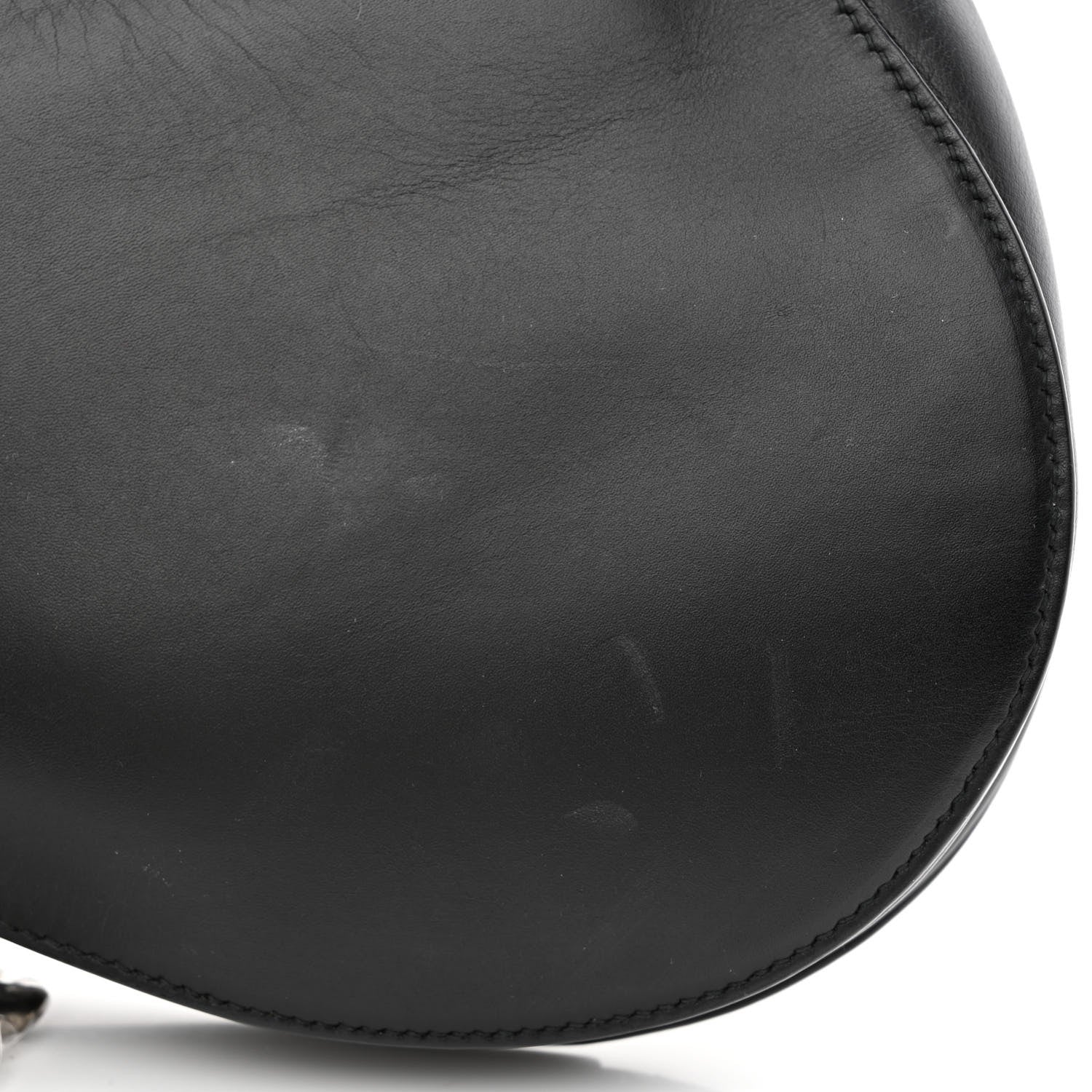 Christian Dior Calfskin Saddle Bag Black 13 of 13