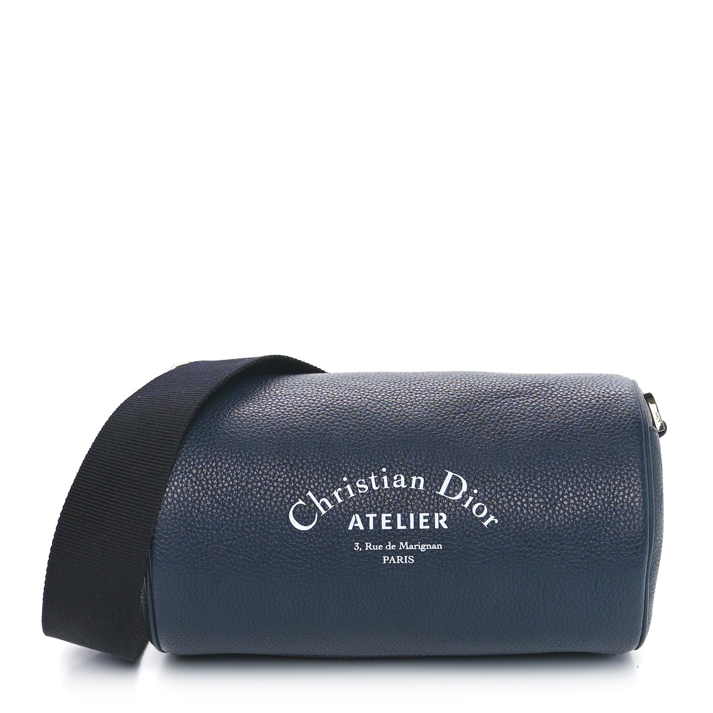 HOMME Grained Calfskin Mens Roller Pouch Blue