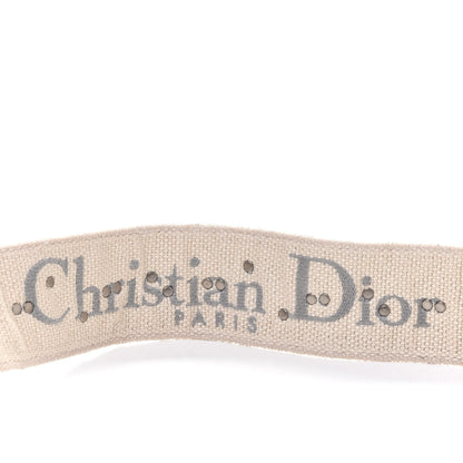 Christian Dior Oblique Studded Shoulder Strap Gris Multicolor 4 of 6