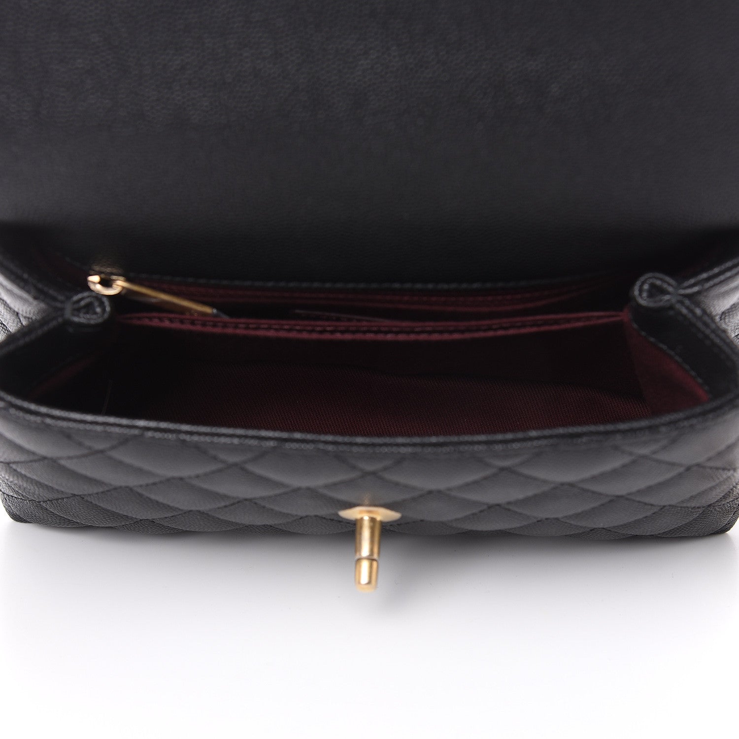 Chanel Caviar Quilted Mini Coco Handle Flap Black 5 of 9