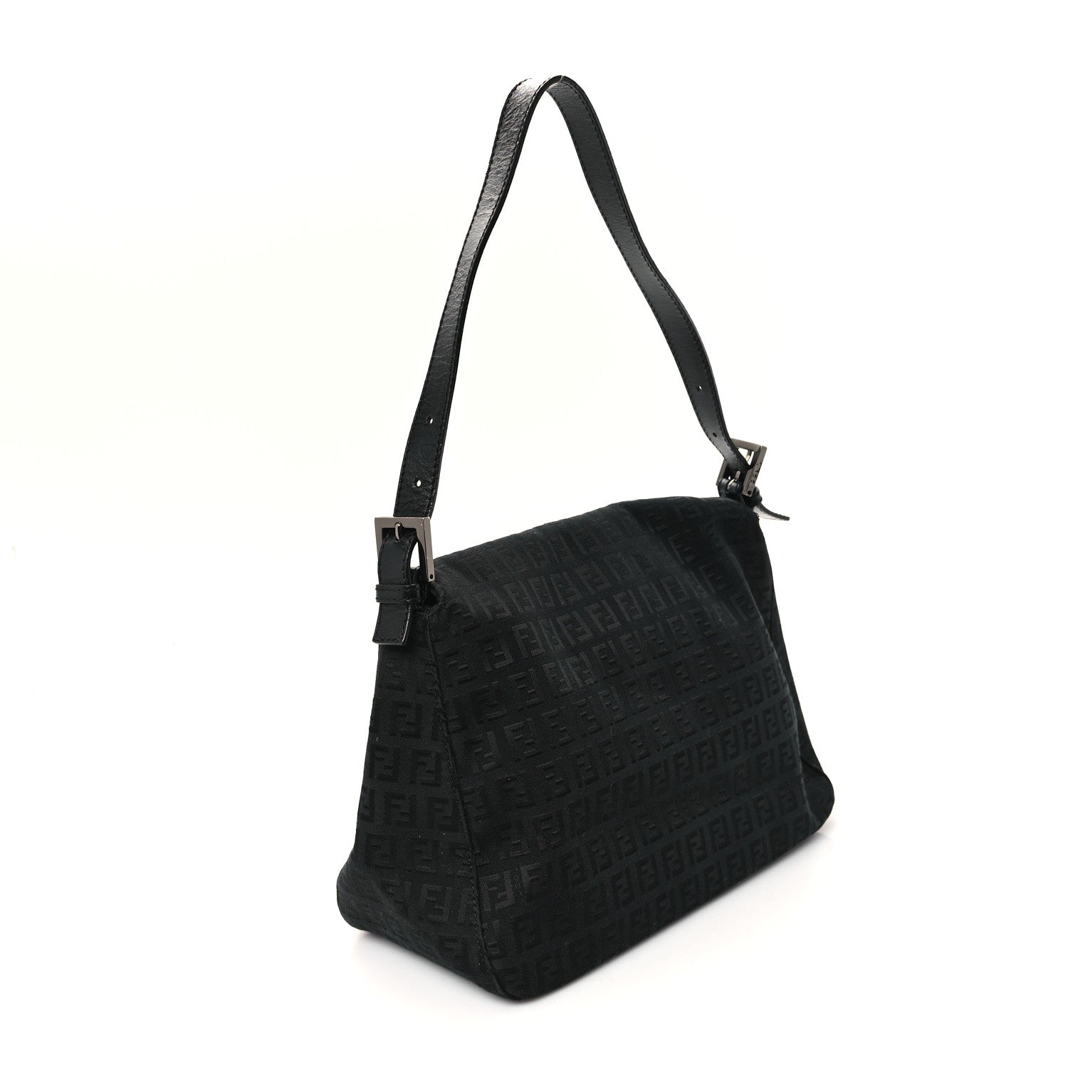 Fendi Zucchino Mama Baguette Black 3 of 14