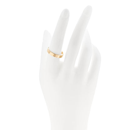 Cartier 18K Yellow Gold 3.5mm LOVE Wedding Band Ring 57 8 2 of 5