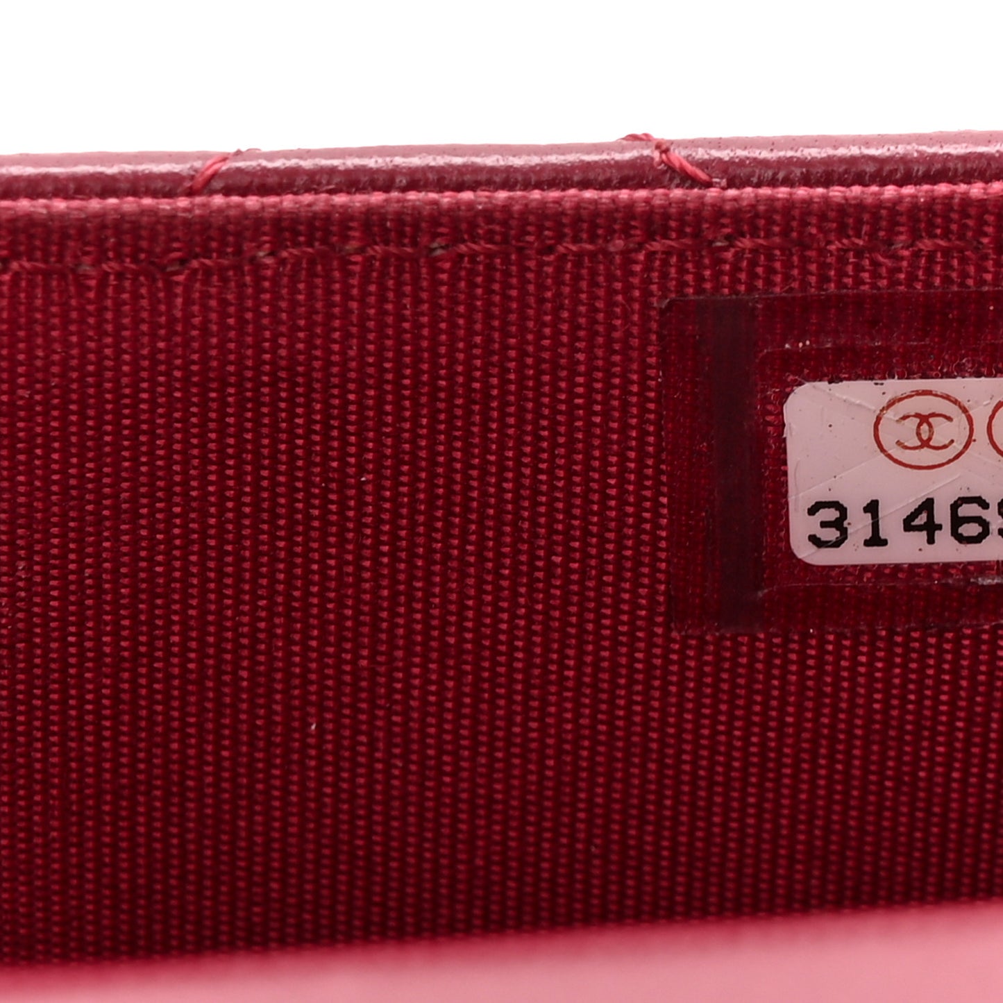 Lambskin Quilted Top Handle Flap Coin Purse With Chain Burgundy
