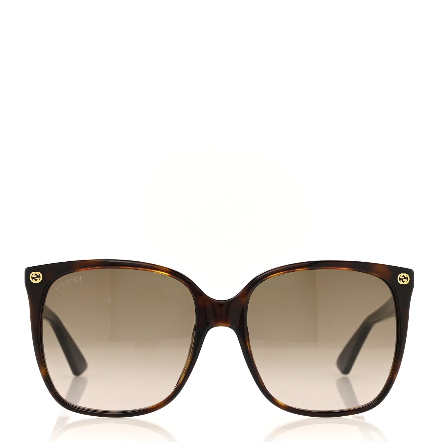 Gucci Acetate GG Sunglasses GG0022S Tortoise 2 of 8