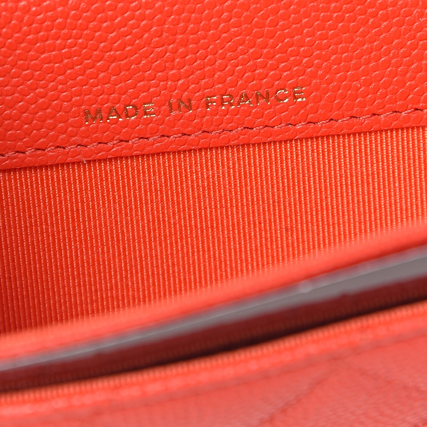 Caviar Quilted Flap Card Holder Wallet Red