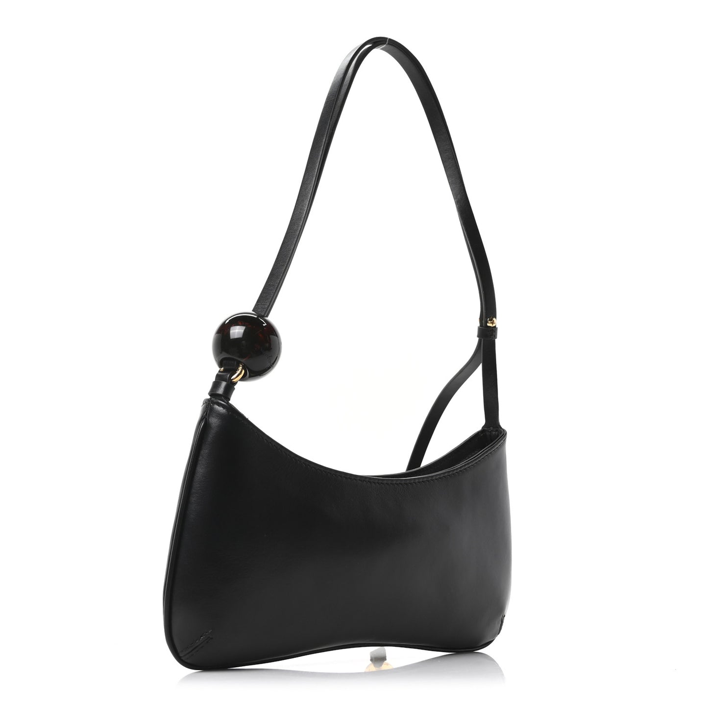 Smooth Calfskin Le Bisou Medium Black