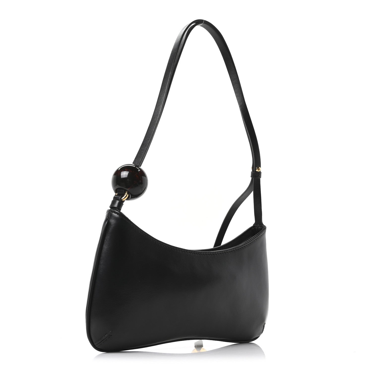 Jacquemus Smooth Calfskin Le Bisou Medium Black 3 of 9