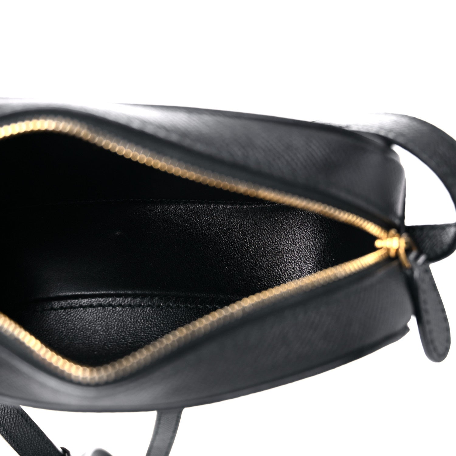Balenciaga Signature Grained Calfskin Logo XS Ville Camera Bag Black White 5 of 10