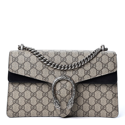 Gucci GG Supreme Monogram Small Dionysus Shoulder Bag Black 1 of 12