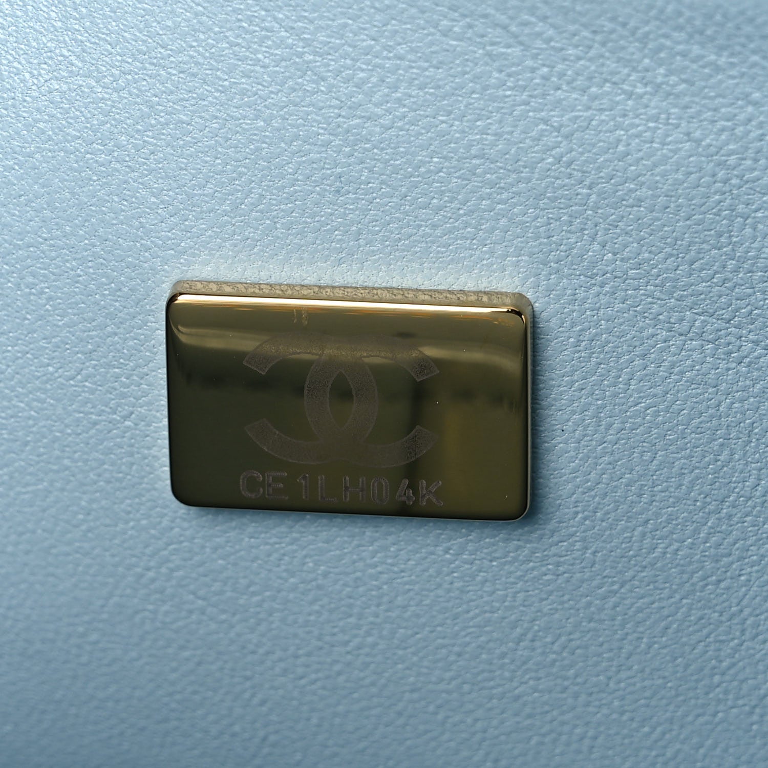 Chanel Caviar Quilted Medium Double Flap Light Blue 6 of 9
