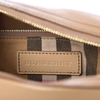 Burberry Polished Bridle Calfskin Medium Chester Bowling Bag Trench 6 of 16