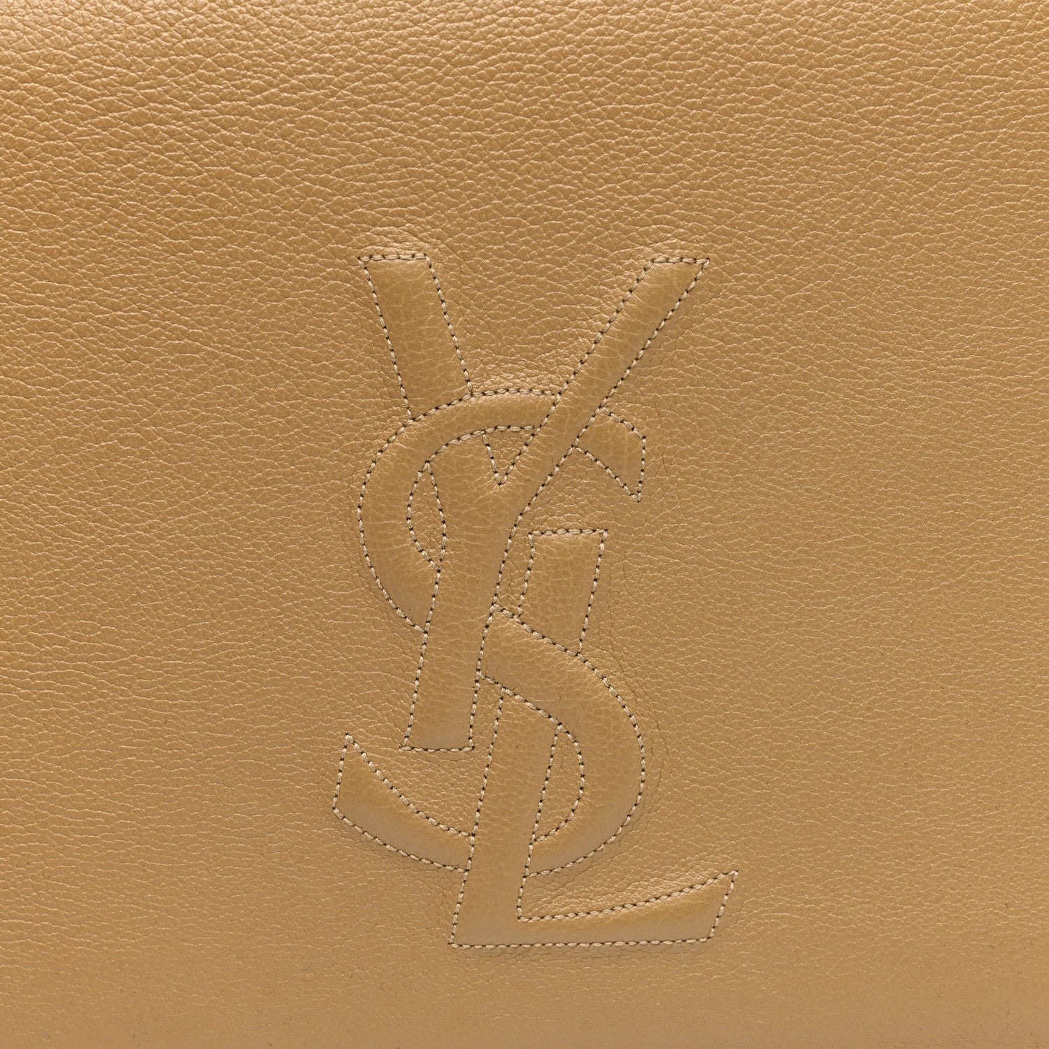 Saint Laurent Calfskin Large Belle De Jour Clutch Beige 7 of 9