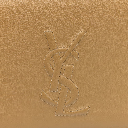 Saint Laurent Calfskin Large Belle De Jour Clutch Beige 7 of 9