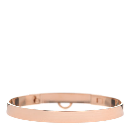 Hermes 18K Rose Gold PM Collier De Chien Bracelet ST 3 of 5