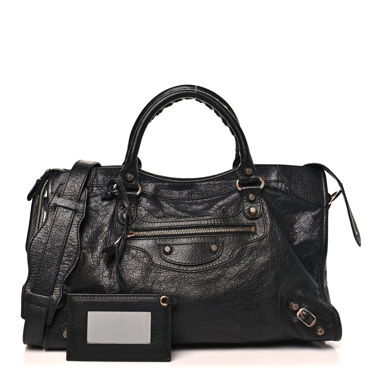 Balenciaga Agneau Giant 12 Rose Gold Hardware City Black 3 of 11