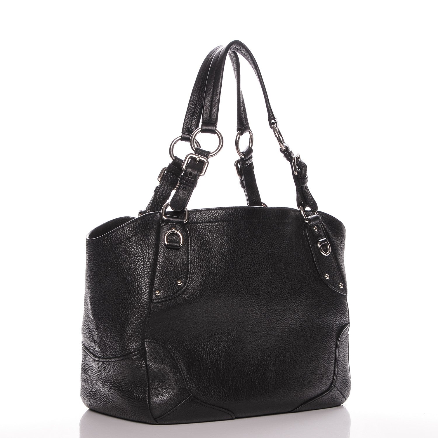 Prada Vitello Daino Shoulder Bag Nero Black 3 of 7