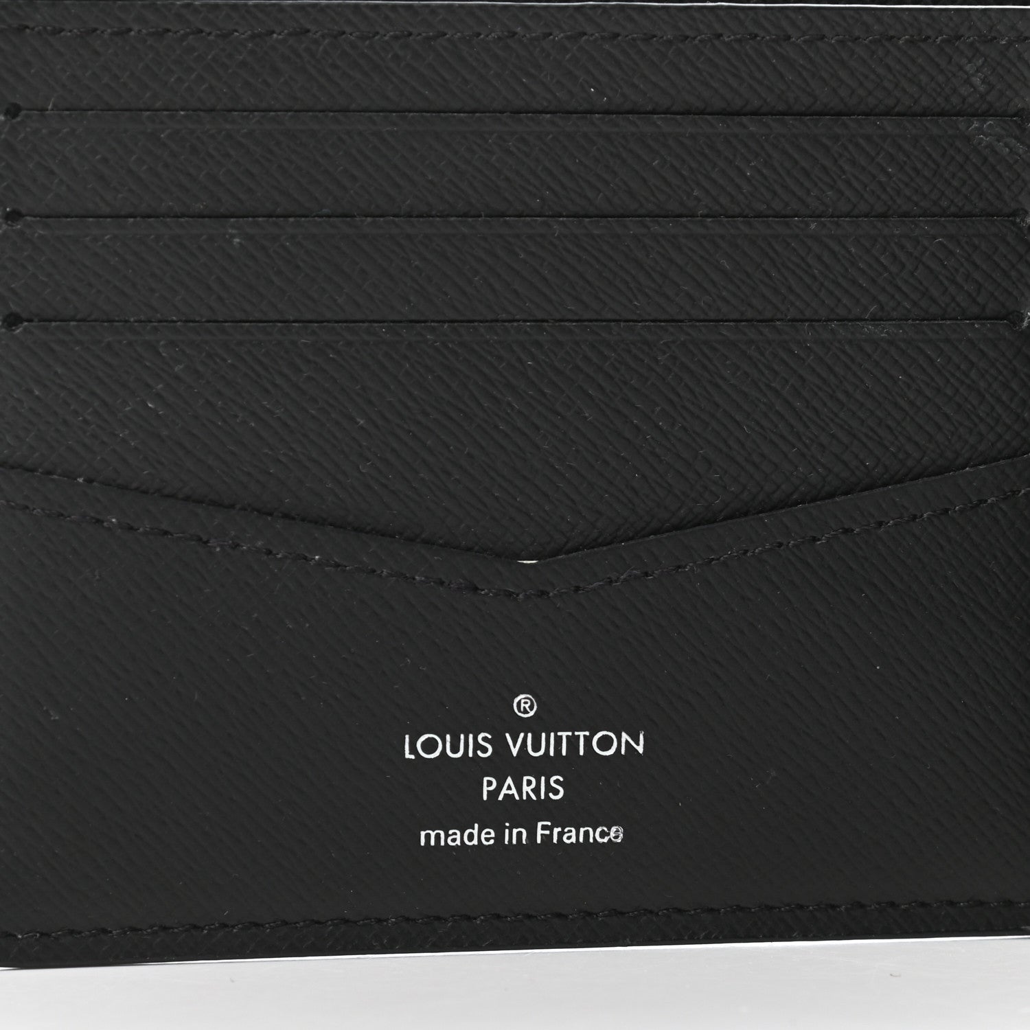 Louis Vuitton Taiga Slender Wallet Black 6 of 7