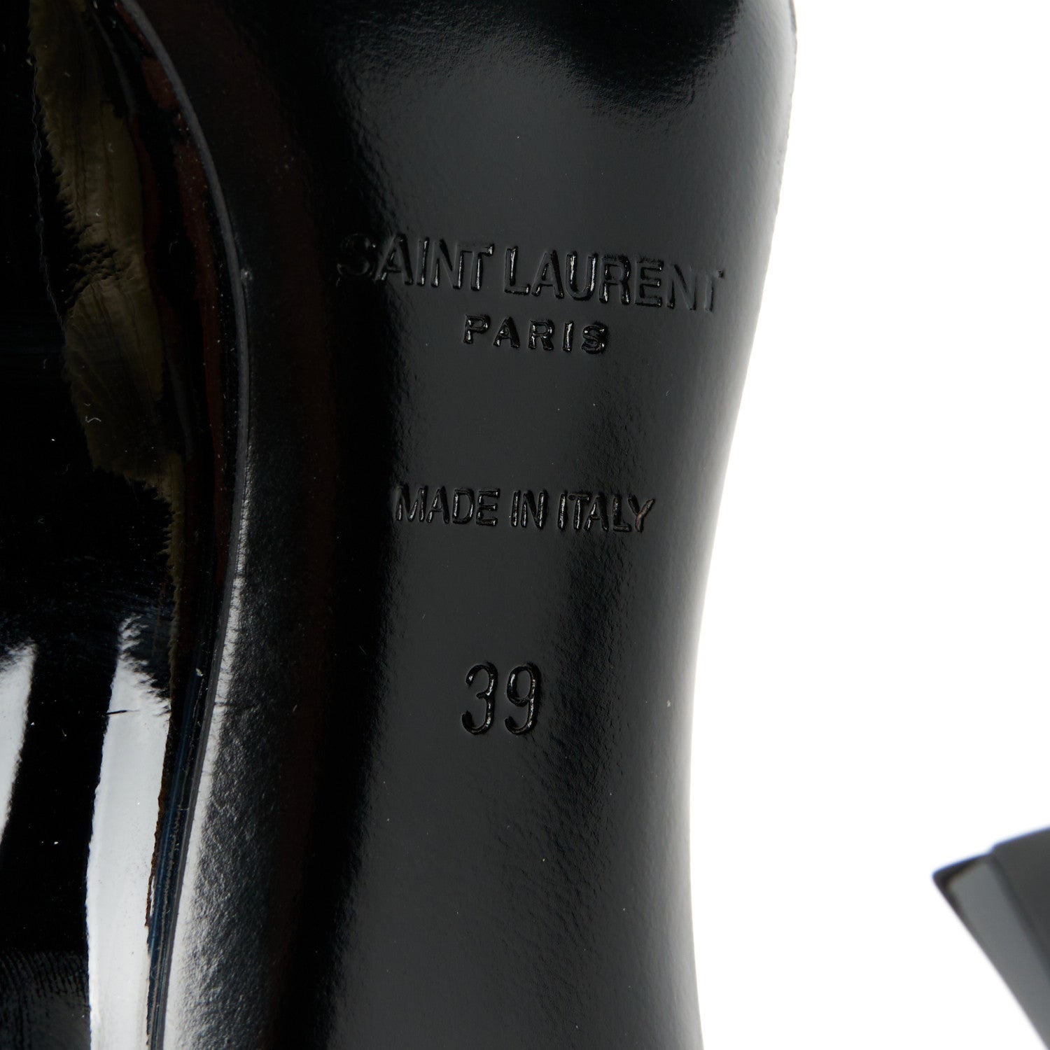 Saint Laurent Patent Opyum 85 Pumps 39 Black 8 of 10