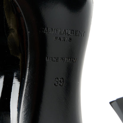 Saint Laurent Patent Opyum 85 Pumps 39 Black 8 of 10