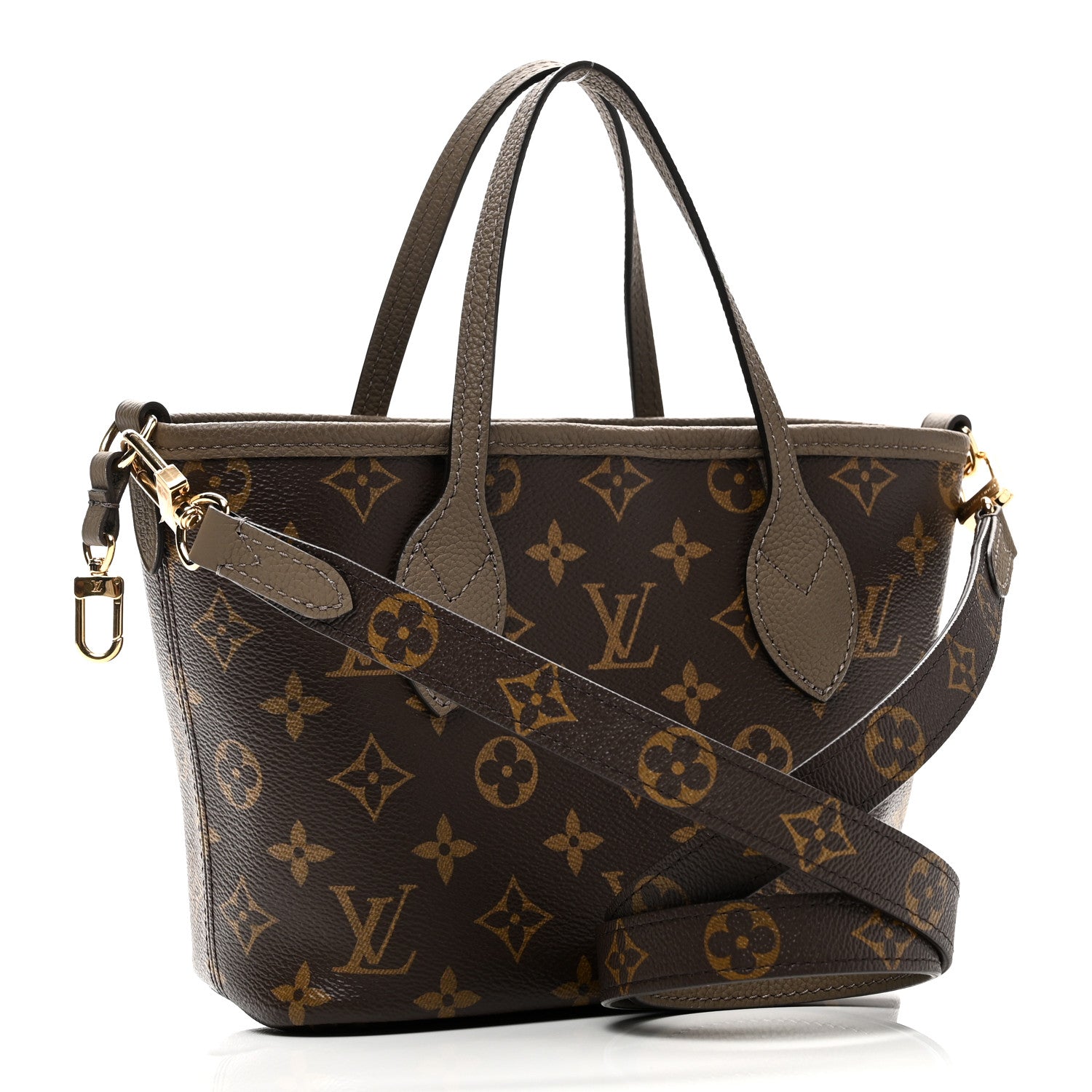 Louis Vuitton Monogram Neverfull Inside Out Bandouliere BB Dark Fango 5 of 17