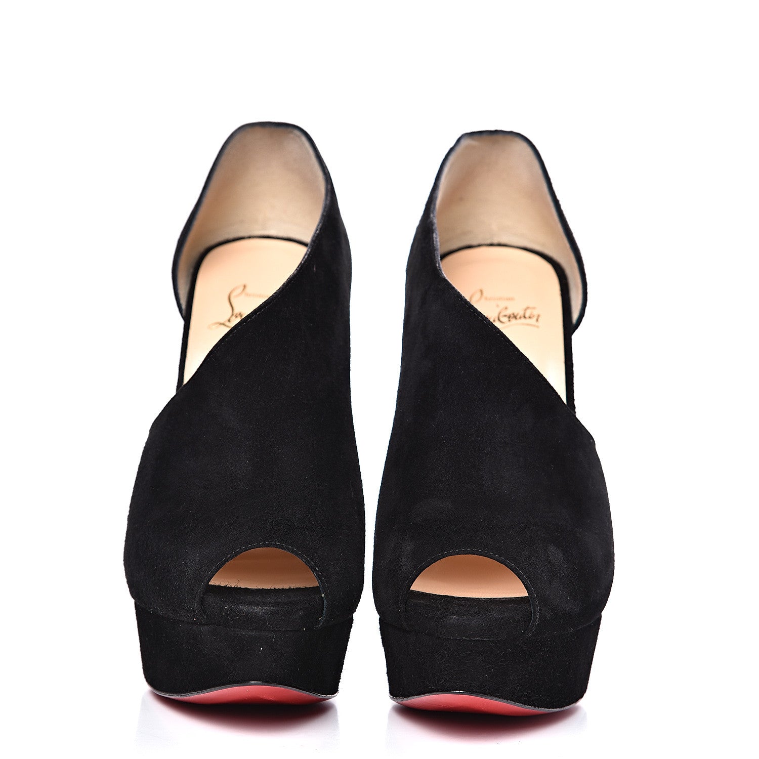 Christian Louboutin Veau Velours Verita 150 Booties 39 Black 2 of 9