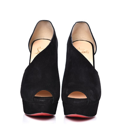 Christian Louboutin Veau Velours Verita 150 Booties 39 Black 2 of 9