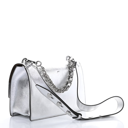 Fendi Vitello Catalan Mirror F is Fendi Kan U Shoulder Bag Argento 3 of 11