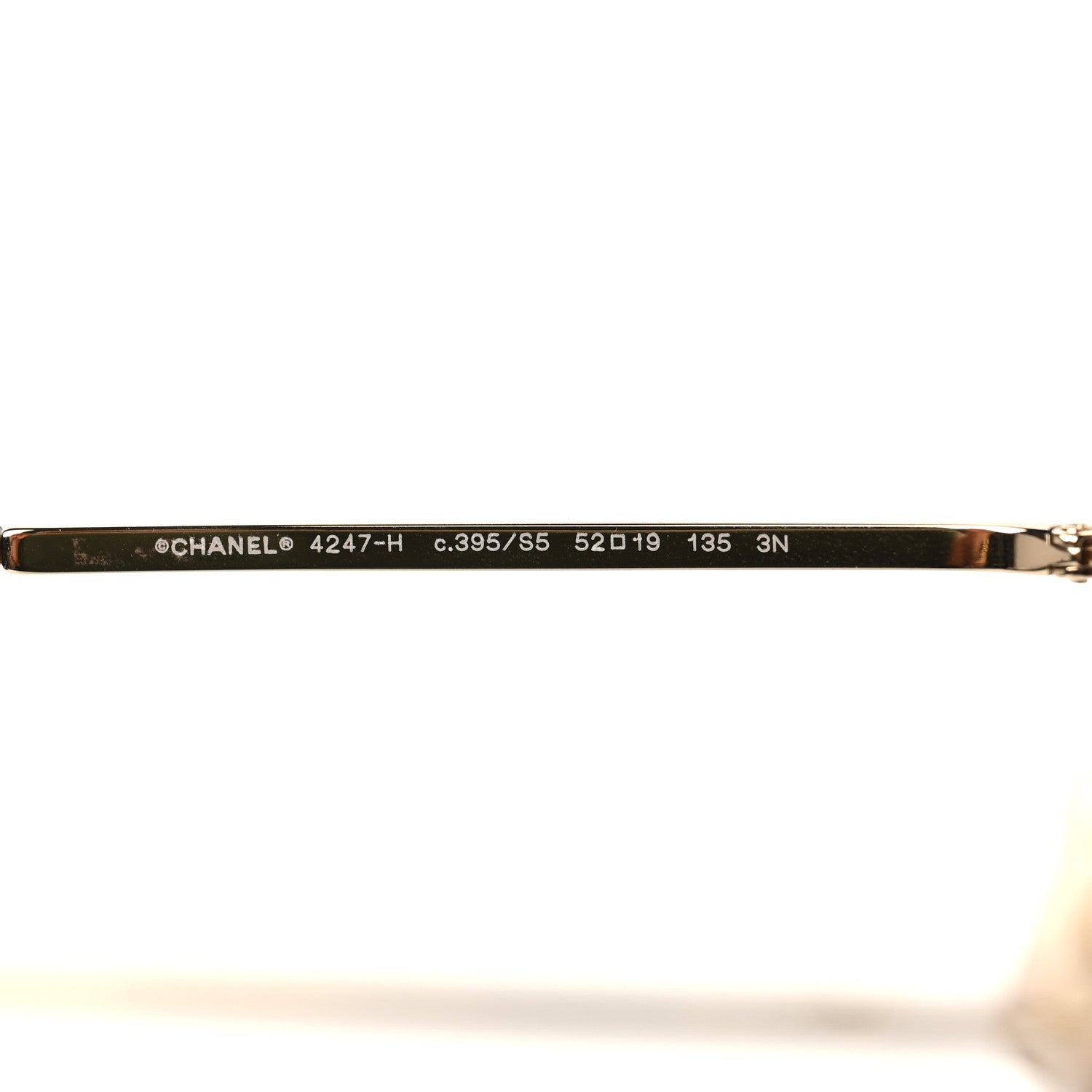 Chanel Round Pearl Sunglasses 4247-H Gold 6 of 7
