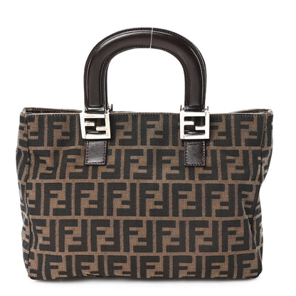 Fendi Zucca Small Holdall Tote Tobacco 1 of 12