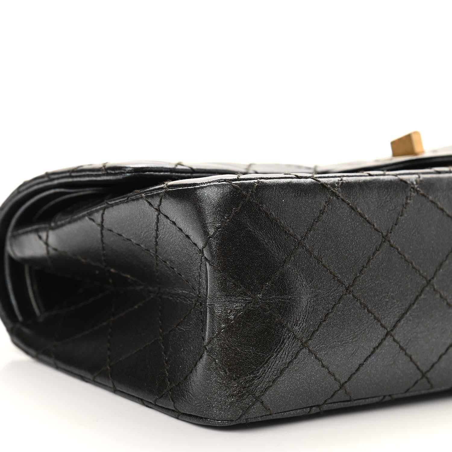 Chanel Iridescent Calfskin Quilted 2.55 Reissue 225 Flap Ruthenium 8 of 10