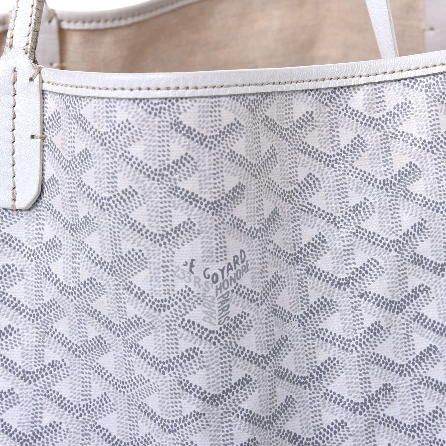 Goyardine Saint Louis GM White