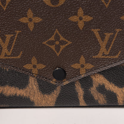 Louis Vuitton Monogram Animal Print Pochette Felicie Chain Wallet 11 of 13