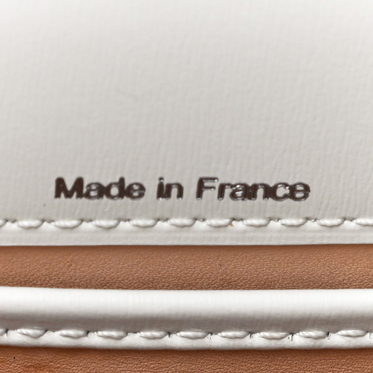 Box Calfskin Mini Brillant Satchel Ivory