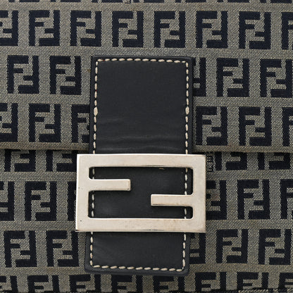 Fendi Zucchino Baguette Navy 7 of 10