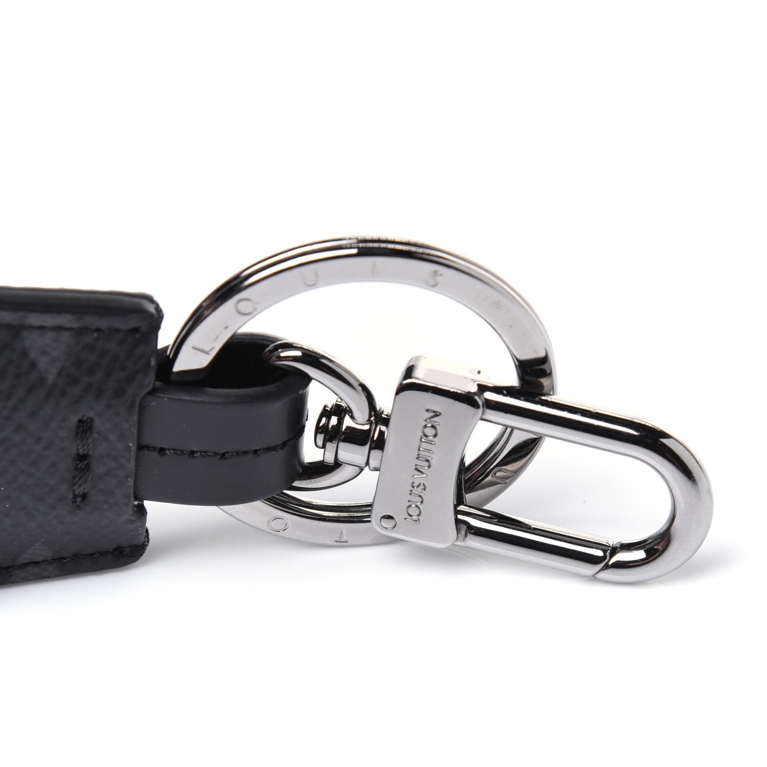 Louis Vuitton Monogram Eclipse Clochette Bag Charm Key Holder 5 of 5