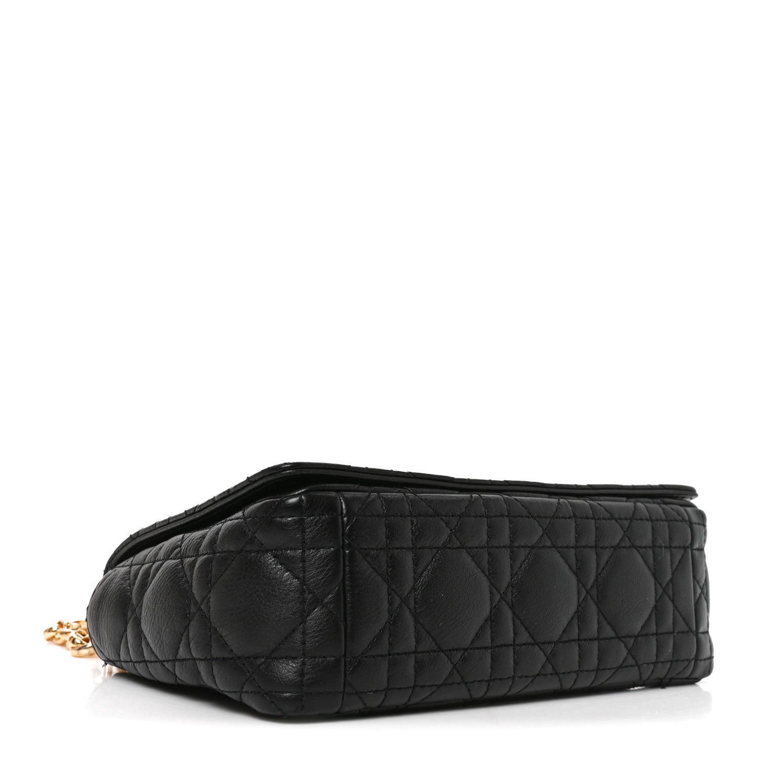 Christian Dior Calfskin Cannage Small Caro Bag Black 4 of 10