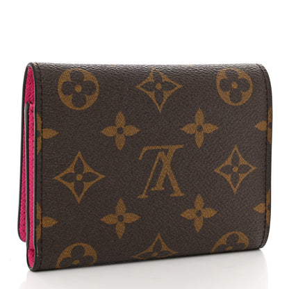 Louis Vuitton Monogram 2022 Christmas Animation Seoul Victorine Wallet Fuchsia 3 of 6