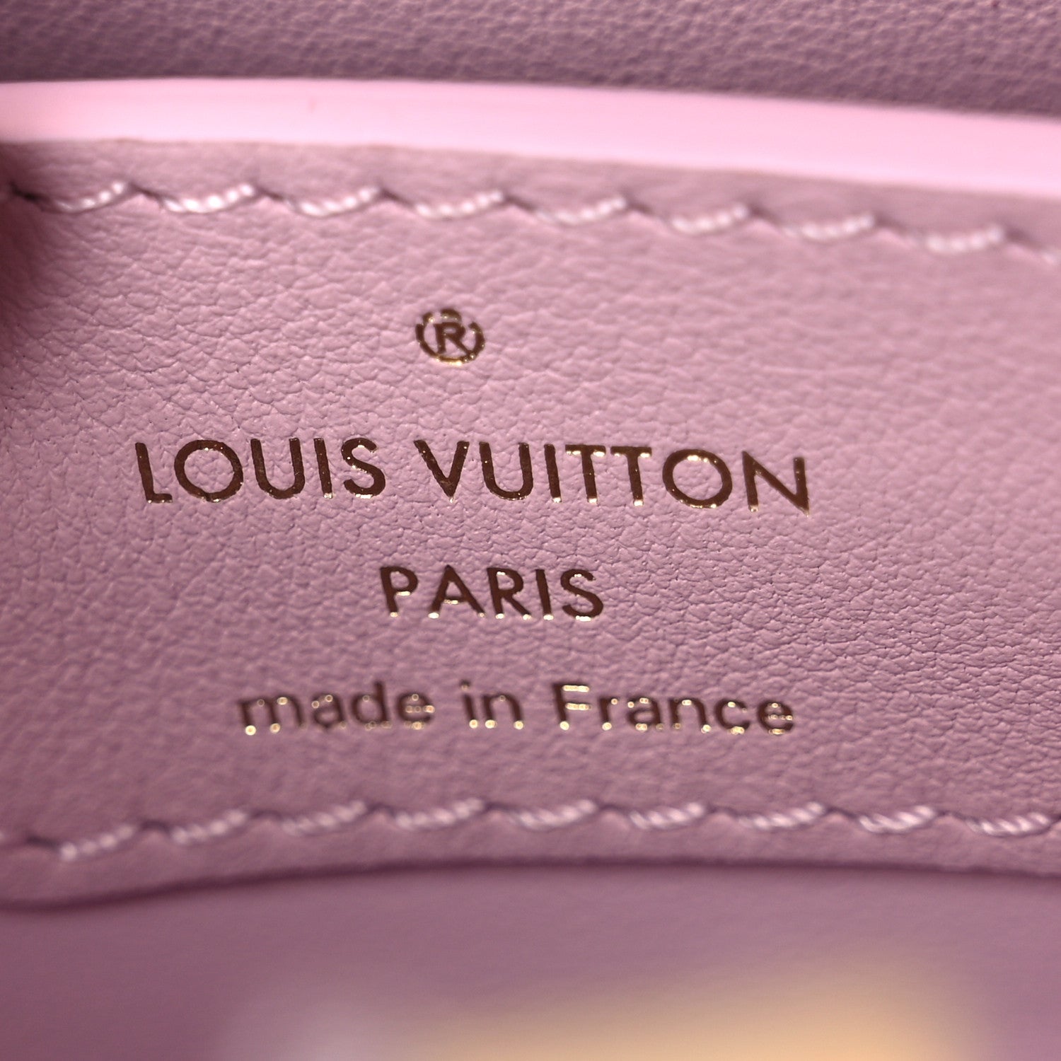 Louis Vuitton Calfskin Embroidered Nano Capucines Guimauvre Pink 8 of 23