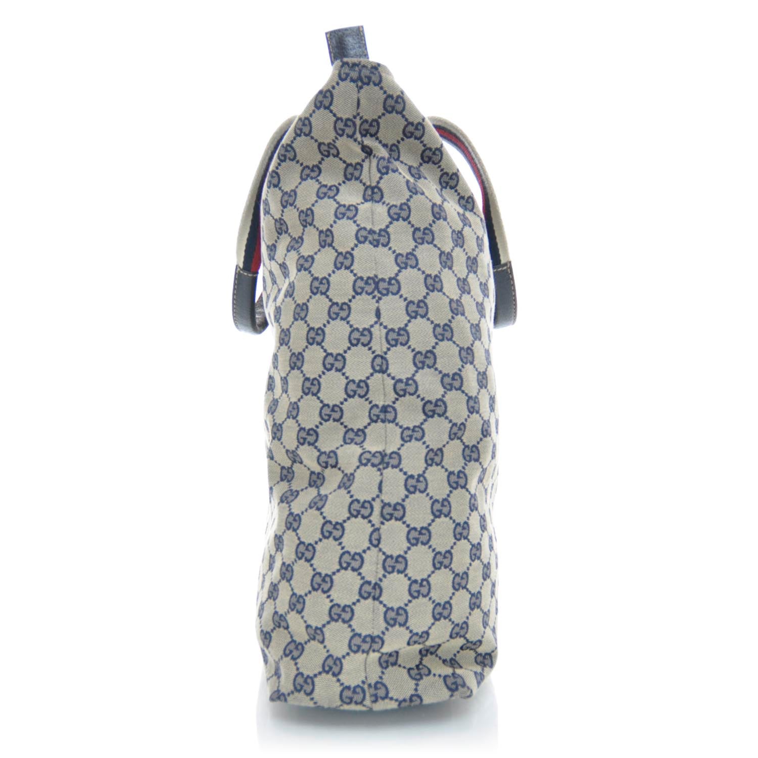 Gucci GG Monogram Large Web Handle Vertical Tote Dark Navy 6 of 11