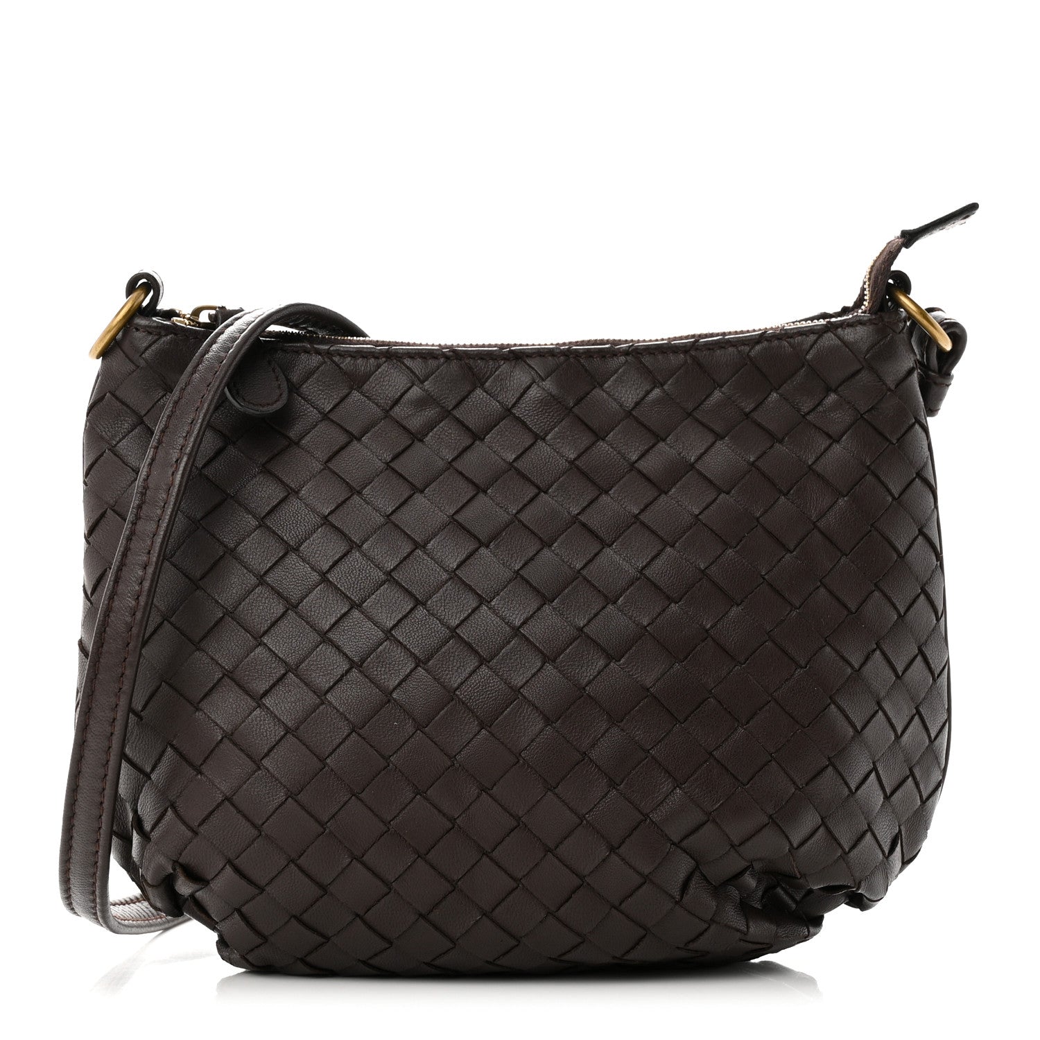 Bottega Veneta Nappa Intrecciato Crossbody Ebano 1 of 9