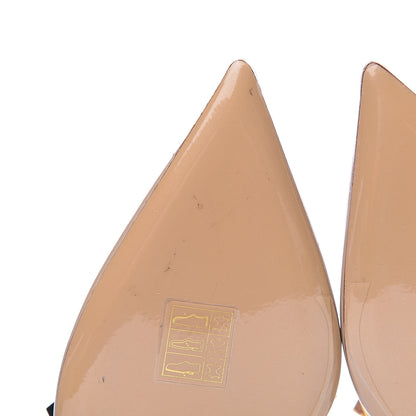 Valentino Garavani Patent Nappa Rockstud Ankle Strap 65mm Pumps 37.5 Soft Noisette Poudre 8 of 10