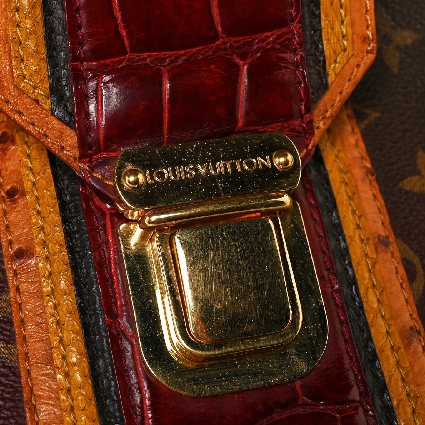 Monogram Mirage Griet Exotic Bordeaux
