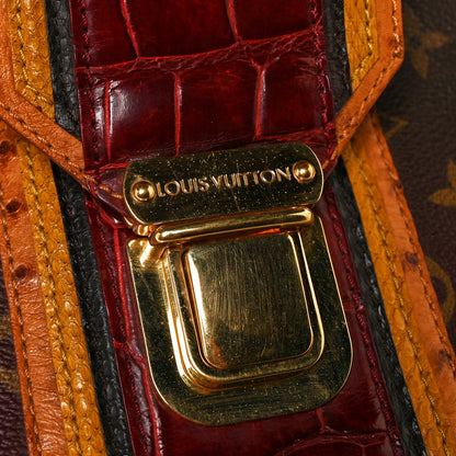 Louis Vuitton Monogram Mirage Griet Exotic Bordeaux 9 of 13
